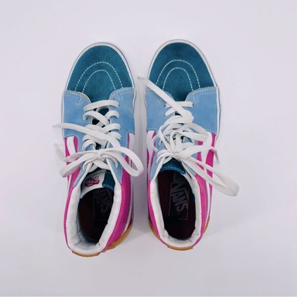 Vans Sneakers Multicolor Canvas Hi Size 10.5 - Picture 10 of 11